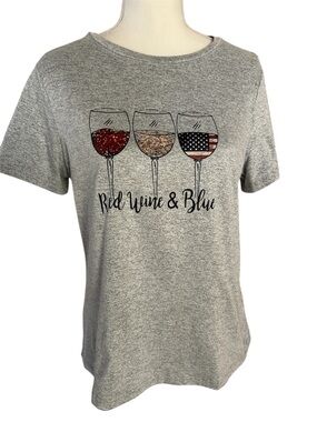 Red Wine & Blue T-Shirt